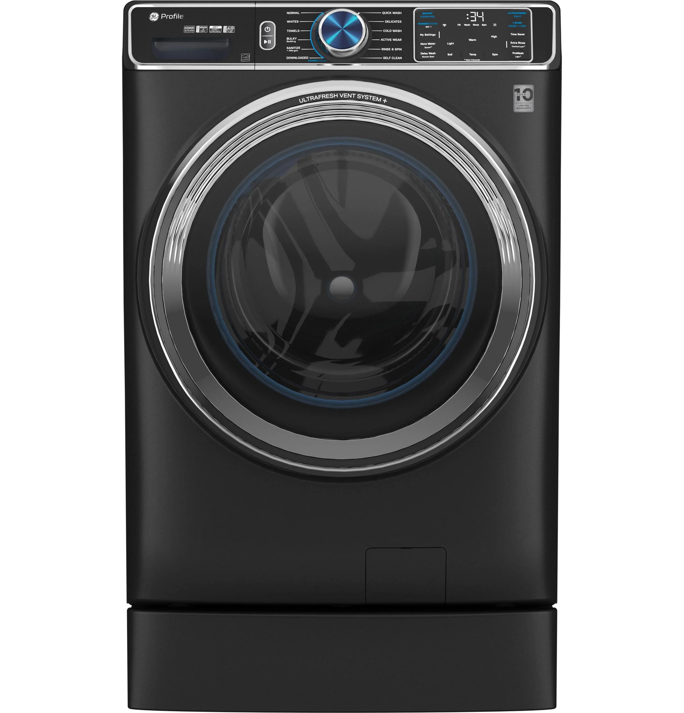 GE APPLIANCES PFW950SPTDS Front Load Washer Gray S85554